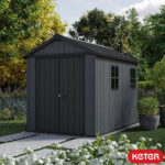 Keter Newton Plus 9ft 5" x 7ft 6" (2.9 x 2.3m) Storage Shed in 2 Configurations - Image 2