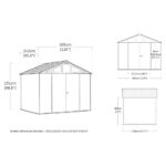 Keter Stronghold 10ft x 8ft (3.05 x 2.43m) Storage Shed - Image 2