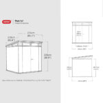 Keter Ashwood Signature 7ft 1" x 7ft 1" (2.16 x 2.16m) Storage Shed - Image 2