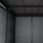 Keter Newton Plus 7ft 6" x 7ft 4" (2.3 x 2.2m) Storage Shed in 2 Configurations - Image 5