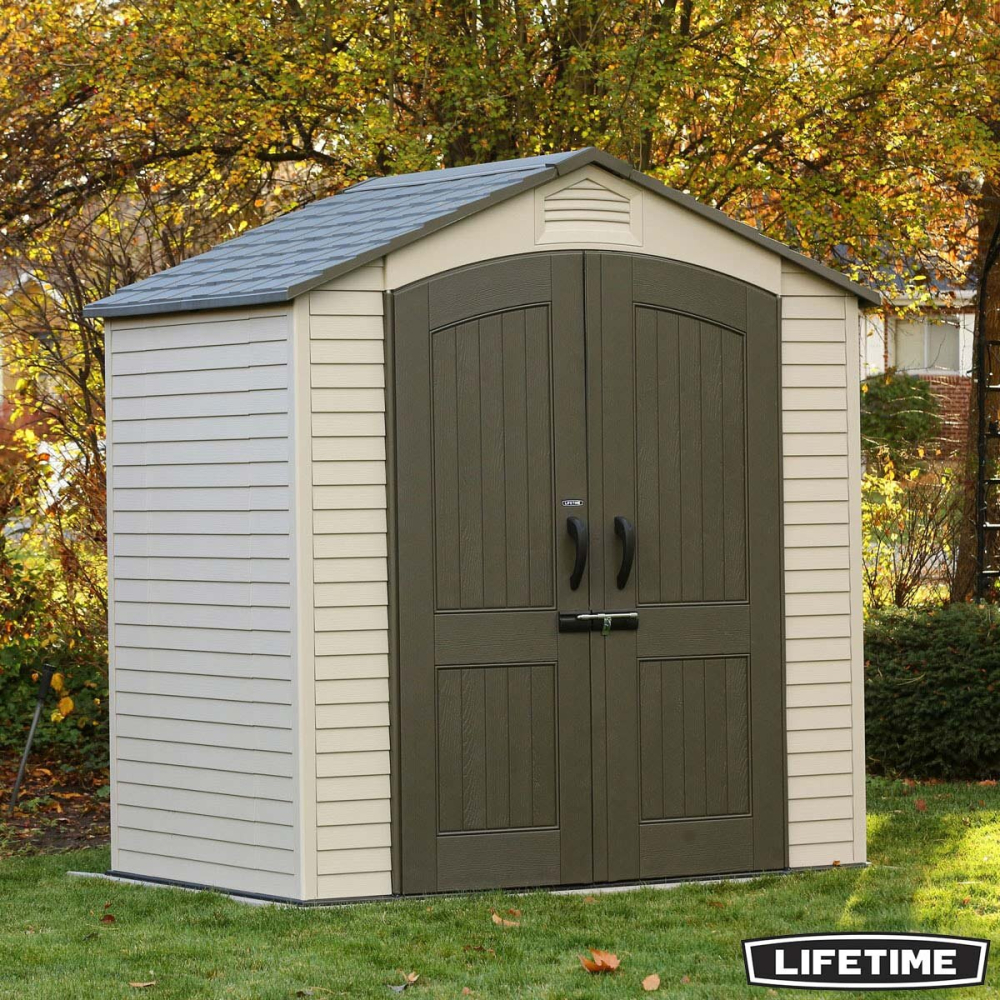 Lifetime 7ft x 4ft 8" (2.1 x 1.4m) Storage Shed - Model 60495U