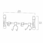 Keter 74cm Multi-Purpose Tool Hanger Accessory for Keter Sheds - Image 2