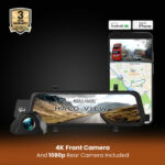 Road Angel Halo View 3 4K Mirror & Rear Dash Cam - Image 3