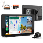 Rexing Wireless Multimedia Receiver CPDuo-7 – CarPlay + Android Auto + Dash Cam
