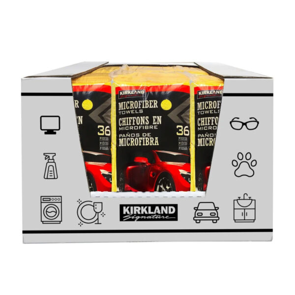 Kirkland Signature Ultra Plush Microfibre Towels Case - 9 x 36 Pack (324 count)