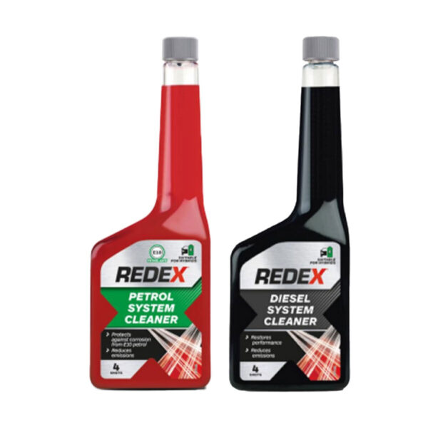 Redex Fuel System Cleaner for Petrol and Diesel Cars, 500ml, 4 Pack