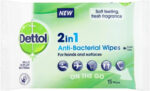 Dettol Antibacterial Hand Wipes, Fresh Scented, 135 Wipes (15 x 9pck) Antiseptic, Disinfectant, Travel Hygiene, First Aid Essential, Biodegradable - Image 5