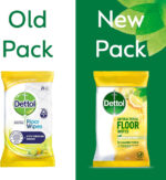 Dettol, Floor Cleaner, Antibacterial, Large Wipes, Citrus, 150 Wipes Total (25 x 6pck) Disinfectant, Home Hygiene, Biodegradable, Kills 99.9 Percent of Germs - Image 6