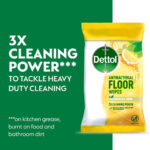 Dettol, Floor Cleaner, Antibacterial, Large Wipes, Citrus, 150 Wipes Total (25 x 6pck) Disinfectant, Home Hygiene, Biodegradable, Kills 99.9 Percent of Germs - Image 7