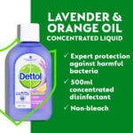 Dettol Disinfectant Liquid, Lavender and Orange Oil, Multipack of 6 X 500ml, Total 3L, Floor Cleaner Liquid, Wood Floor Cleaner Liquid, Alcohol Disinfectant, Antibacterial, Disinfectants - Image 13