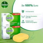Dettol Antibacterial Soap Bar Multipack, 2 X 100g, Total 200g, Body Cleanser, Disinfectant, Kills 99.99% Of Germs, Effective Wash, Hygiene Essential - Image 10