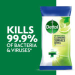 Dettol Antibacterial Lime & Mint Cleaning Wipes - 126 Count | Germ Protection, Fresh Scent, Multi-Surface Use, Convenient for Home, Office, Travel, Hygiene Essentials - Image 10