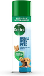 Dettol Homes With Pets Disinfectant Spray, Multipack Of 6 X 300ml, Total 1.8L, Cat Urine Odour Remover, Dog Spray, Pet Odour Eliminator, Dog Disinfectant, Antibacterial, Grooming, Dogs - Image 6