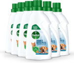 Dettol Laundry Sanitiser, Homes with pets, Fresh Breeze, 4.5L Total (750ml x 6pck) Eliminates Pet Odours, Cleanser & Disinfectant, Kills 99.9 Percent of Bacteria