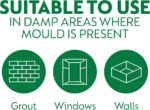 Dettol Mould Spray, Multipack of 6 X 750ml, Total 4L, Mould Remover, Mould Spray, Bleach Spray, Bathroom Mould Remover, Antibacterial, Disinfectant Sprays, Household Cleaners - Image 4