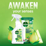 Dettol Antibacterial Multi Surface Cleaning Wipes, Crisp Pear, 350 Wipes (50 x 7pck) Plant-Based, Disinfectant, Biodegradable, Kills 99.9 Percent of Germs - Image 10