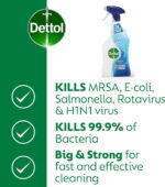 Dettol Power and Pure Antibacterial Bathroom Cleaner Spray, Limescale and Stain remover, Kills 99.9 Percent of Bacteria, 1 L,Package may vary - Image 5