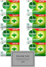 Dettol Soap Original Antibacterial Bar - 4 Twin Pack, 8 x 100g Antibacterial Hand & Body Soap Bar – Disinfects and Kills 99.99% of Germs, Ideal for Handwashing and Cleansing - Image 2