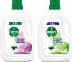Dettol Antibacterial Laundry Sanitiser, Lavender and Sensitive Fragrance Free Cleanser Additive Multipack, 25 Washes, 2x 1.5L, Pack of 2.