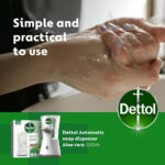 Dettol Hand Soap Automatic Soap Dispenser No Touch With Refill Moisturizing Aloe Vera - Image 6