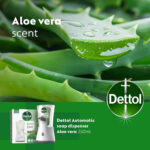 Dettol Hand Soap Automatic Soap Dispenser No Touch With Refill Moisturizing Aloe Vera - Image 8