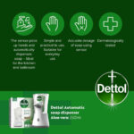 Dettol Hand Soap Automatic Soap Dispenser No Touch With Refill Moisturizing Aloe Vera - Image 9