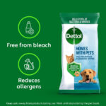 Dettol Multipurpose Cleaning Wipes, Homes with Pets, 400 Wipes (50 x 8pck) Removes Pet Odours and Messes, Dogs and Cats, Reduces Allergens, Kills 99.9 Percent of Germs - Image 4