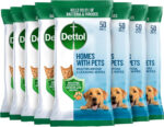 Dettol Multipurpose Cleaning Wipes, Homes with Pets, 400 Wipes (50 x 8pck) Removes Pet Odours and Messes, Dogs and Cats, Reduces Allergens, Kills 99.9 Percent of Germs