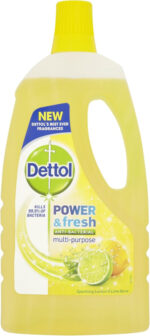 Dettol Power and Fresh Floor Cleaner Lemon, 1L