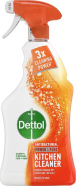 Dettol Power and Pure Kitchen Cleaner Spray 1 Litre, Pack of 4 - Image 4