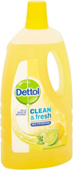 Dettol and Fresh Multi Purpose Cleaner Lemon and Lime - 1 Litre - Pack of 3 - Image 2
