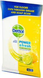 Dettol Power Fresh Floor Wipes, Citrus, 45 Wipes, Pack of 3 x 15 - Image 3