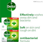 2 boxes of Dettol Anti Bacterial Soap bar (100g x 2) x 6, Kills 99.9% bacteria, bulk buy Dettol soap (Total 24 x 100g soap bar) Sold exclusively by Krishna Stores Ltd - Image 5
