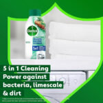 Dettol Antibacterial Washing Machine Cleaner, Removes Limescale, Dirt & Bad Odours, Original, Pack of 6 x 250ml - Image 3