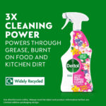 Dettol Flower Power Antibacterial Multipurpose Cleaning Spray | Peony & Rose Fragrance | Limited Edition | 750ml (Pack of 6), Floral - Image 3