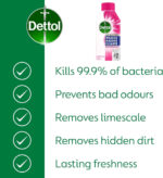 Dettol Antibacterial Washing Machine Cleaner, Pomegranate, Multipack of 3 X 250ml, Total of 750ml, Deep Clean, Limescale Remover, Removes Odours, Antibacterial, Disinfectant, Laundry - Image 3