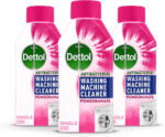 Dettol Antibacterial Washing Machine Cleaner, Pomegranate, Multipack of 3 X 250ml, Total of 750ml, Deep Clean, Limescale Remover, Removes Odours, Antibacterial, Disinfectant, Laundry