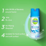 Dettol All-in-One Disinfectant Spray Crisp Linen, 400 ml, Pack of 3 (Packaging May Vary) - Image 11