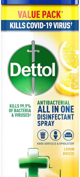 Dettol All-In-One Disinfectant Spray, Lemon Breeze 500ml