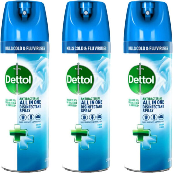 ‎Dettol Disinfectant Spray 500 ml (Pack of 3)