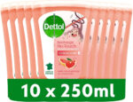 DETTOL No-Touch Liquid Hand Soap Refill 250 ml - Cleansing Action - 10 Refills (Grapefruit)