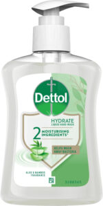 Dettol 3028287 250ml – Soap (Skin, Liquid Soap, Aloe Vera, Antibacterial, Moisturising, Vitamin E, 250 ml)