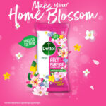 Dettol Flower Power Antibacterial Multipurpose Biodegradable Cleaning Wipes | Peony & Rose Fragrance | Limited Edition | 50s (Pack of 4) - Image 6