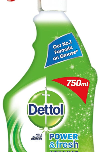 Dettol Power and Fresh Spray, Green Apple, 750 ml, Pack of 3