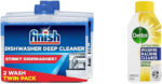 Finish Dishwasher + Dettol Washing Machine Cleaning Bundle