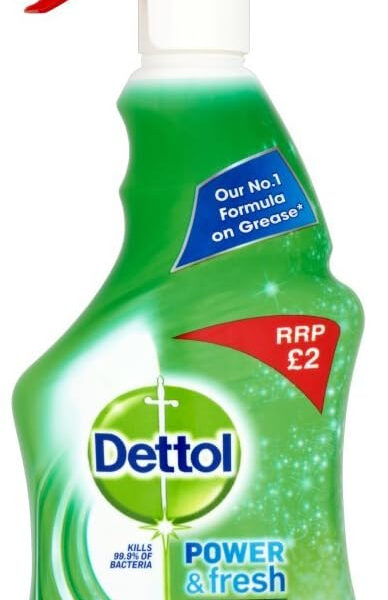 (6 Pack) Dettol Power & Fresh Green Apple Trigger - 500ml