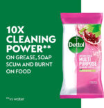 Dettol Biodegradable Multi Surface Cleaning Wipes, Pomegranate, 50 Wipes - Image 3
