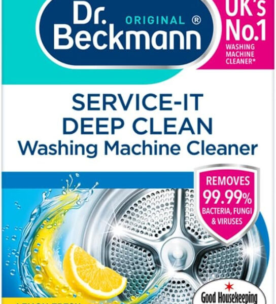 Dr. Beckmann Service-it Deep Clean Washing Machine Cleaner | Removes 99,99 % of bacteria and fungi and viruses | eliminates bad odours | 250 g