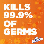 Mr Muscle Kitchen Cleaner, Platinum Antibacterial Kitchen Spray, Citrus, 750 ml - Image 13