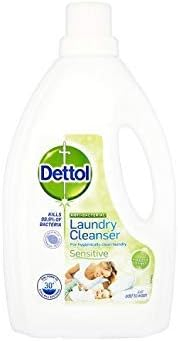 Dettol Antibacterial Laundry Cleanser Sensitive Fragrance Free 1500 ml (Pack of 4)